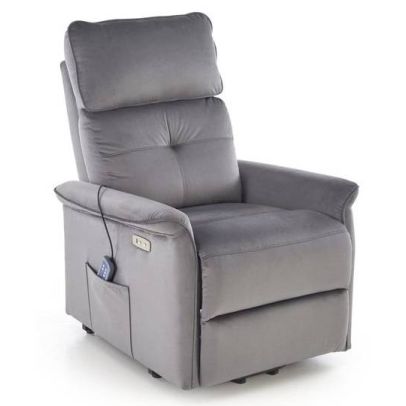 Relaxačné kreslo SEMIR 2, sivá bluvel 14