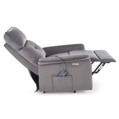 Relaxačné kreslo SEMIR 2, sivá bluvel 14 2