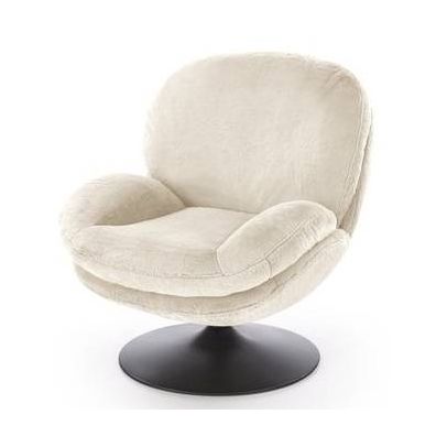 Kreslo do obývačky SHELL, krémová lapit 23