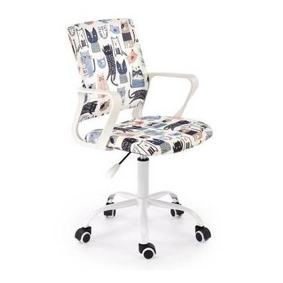 Detská stolička ORIS, biela/multicolor