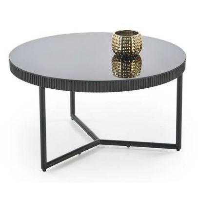 Konferenčný stolík okrúhly COSMO, čierna