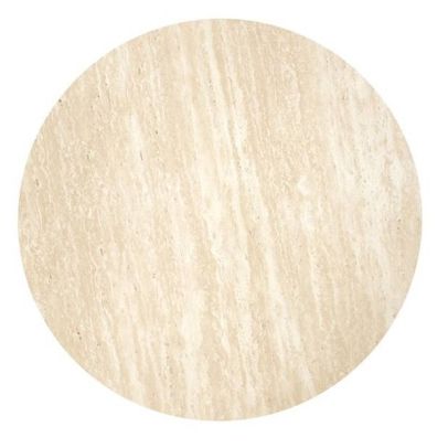 Konferenčný stolík okrúhly DOROTEA S, orech/travertín 2