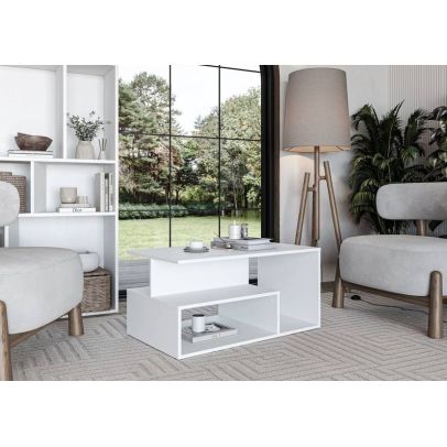 Konferenčný stolík IVA, biela 2