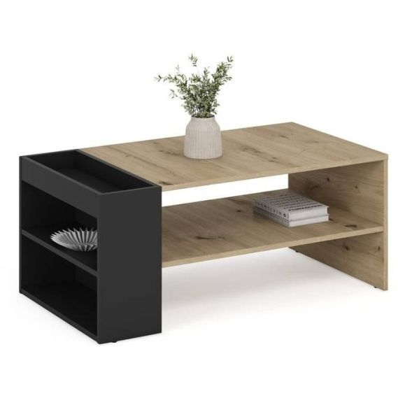 Konferenčný stolík MURCIA, dub artisan/čierna