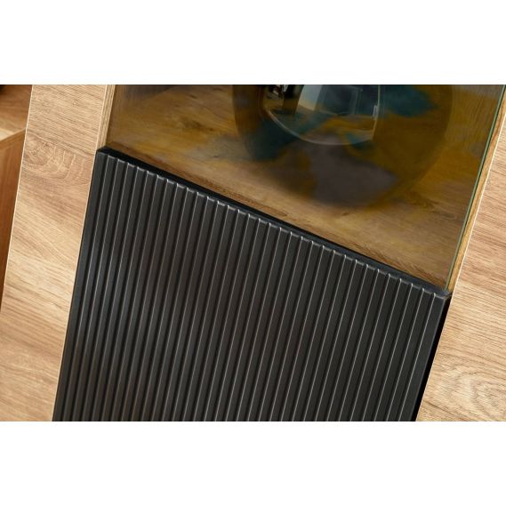 Obývačka ARON K, dub ribbeck/čierna