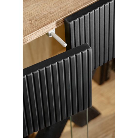 Obývačka ARON K, dub ribbeck/čierna