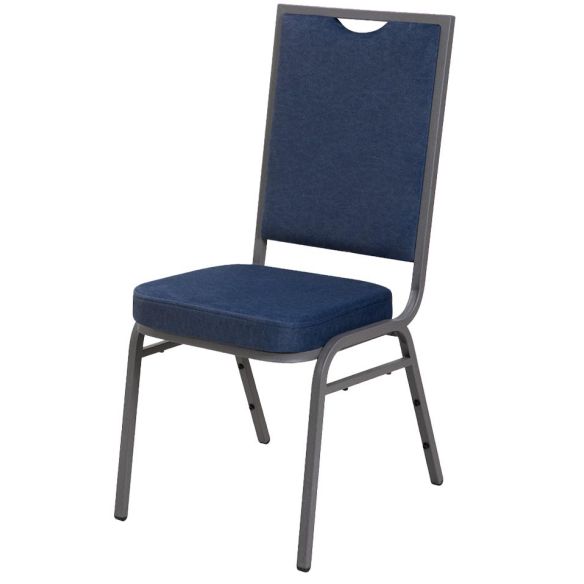 Banketová stolička ALICANTE MODERN 2, SM-300 čierna/modrá