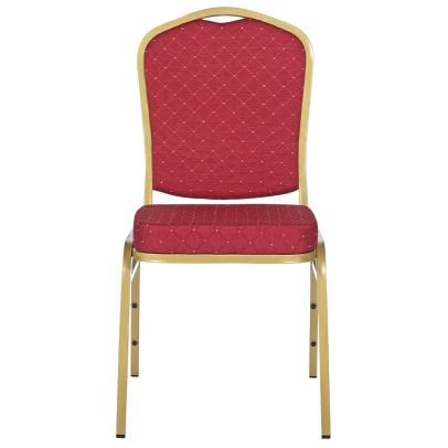Banketová stolička EXPERT ES, ES-100 zlatá/červená 2