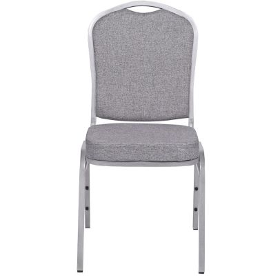 Banketová stolička EXPERT ES, ES-121 strieborná/sivá 2