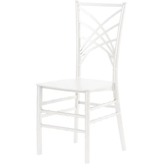 Svadobná stolička CHAMELEON, 500 biela