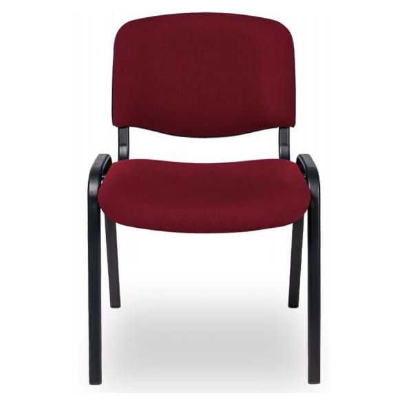 Konferenčná stolička ISO STANDARD 24HBL-T, 0132 čierna/budgundská