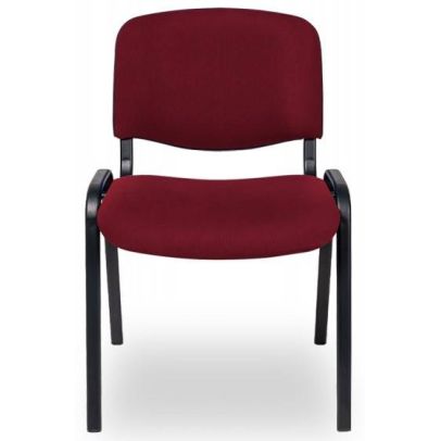 Konferenčná stolička ISO STANDARD BL, 0132 čierna/budgundská 2