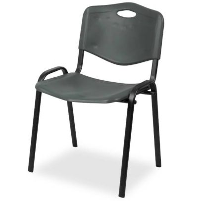 Konferenčná stolička ISO PLAST, 0105 čierna/sivá