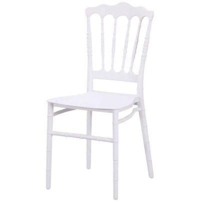 Svadobná stolička NAPOLEON CHIAVARI SIMPLE, 500 biela