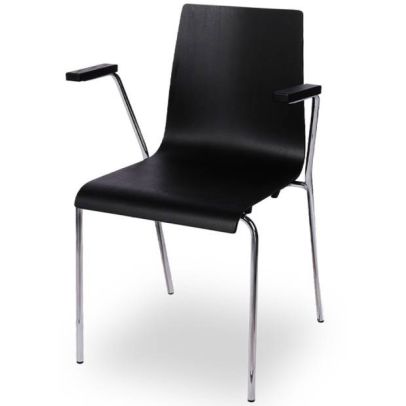 Konferenčná stolička TEXAS GRAND, 03.64 strieborná/čierna