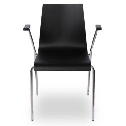 Konferenčná stolička TEXAS GRAND, 03.64 strieborná/čierna 2