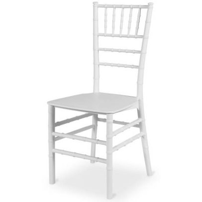 Svadobná stolička TIFFANY CHIAVARI II, 500 biela