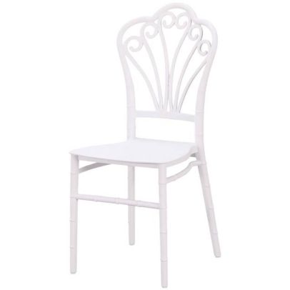 Svadobná stolička VICTORIA SIMPLE, 500 biela