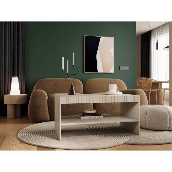 Konferenčný stolík ISLA, béžový mat