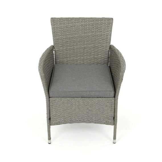 Záhradná zostava 100x60x69cm, polyratan, šedá, AZS-A1442 GREY