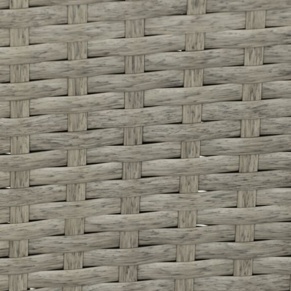 Záhradná zostava 100x60x69cm, polyratan, šedá, AZS-A1442 GREY