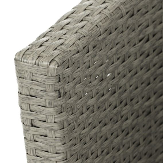 Záhradná sedacia súprava, polyratan, šedá, AZS-A1523 GREY