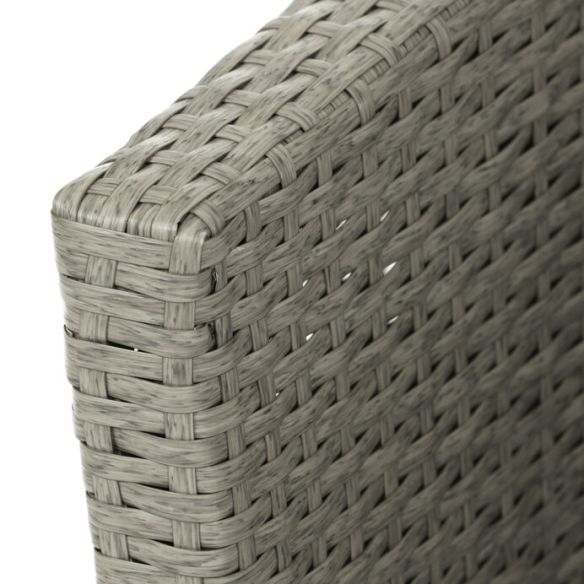 Záhradná sedacia súprava, polyratan, šedá, AZS-A1523 GREY