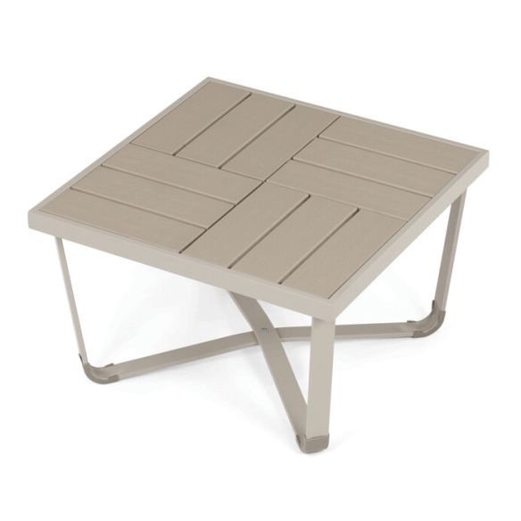 Záhradná zostava, kov, béžová, AZS-B1405 CRM