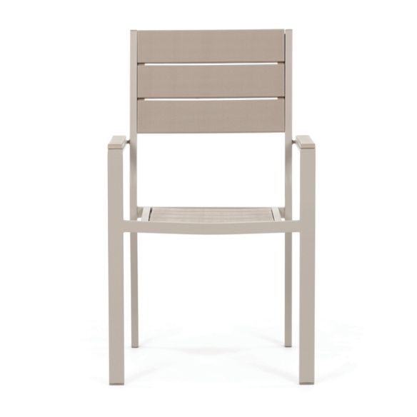 Záhradná zostava 156x78x74cm, polywood, béžová, AZS-B1656 CRM