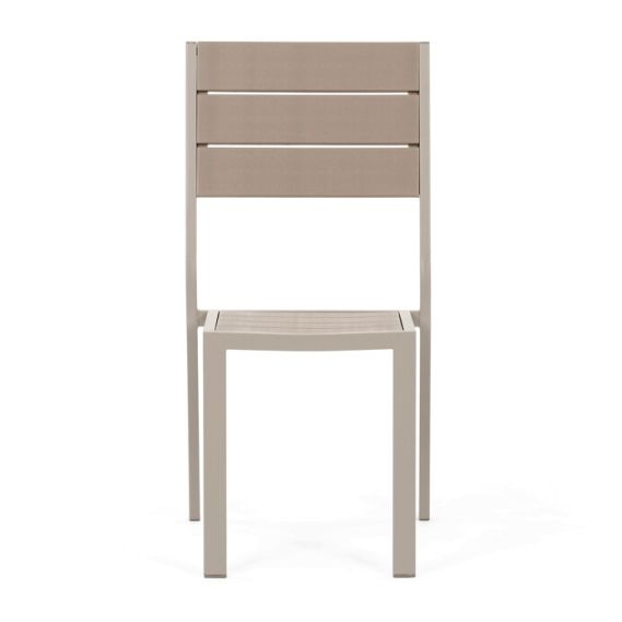 Záhradná zostava 156x78x74cm, polywood, béžová, AZS-B1656 CRM