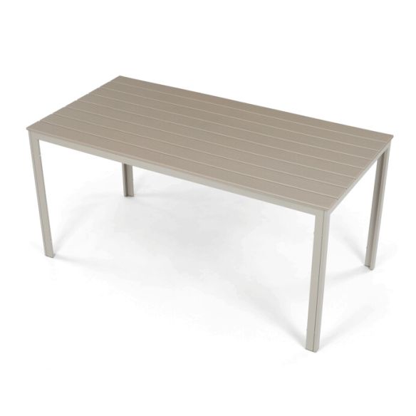 Záhradná zostava 156x78x74cm, polywood, béžová, AZS-B1656 CRM