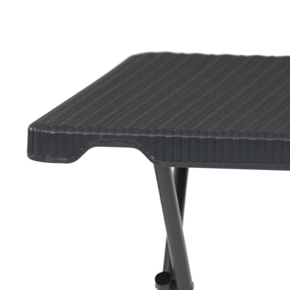 Záhradný set 1+2, plast, šedá, AZS-L2161 GREY