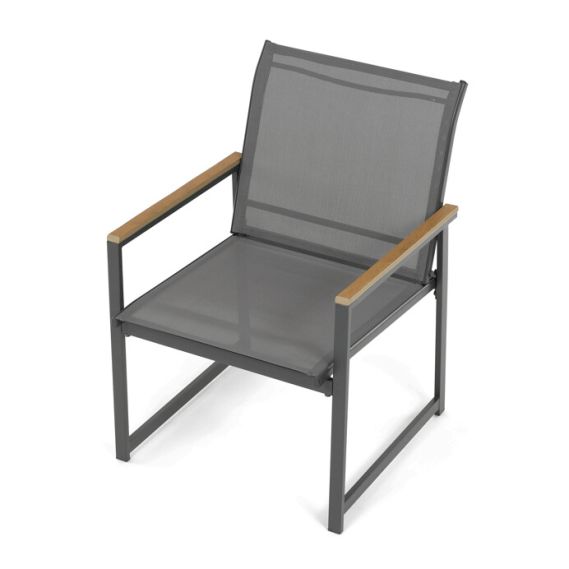 Záhradná zostava, sieťovina, šedá, AZS-S1212 GREY