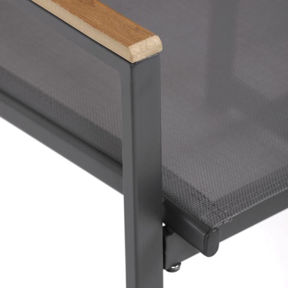 Záhradná zostava, sieťovina, šedá, AZS-S1212 GREY