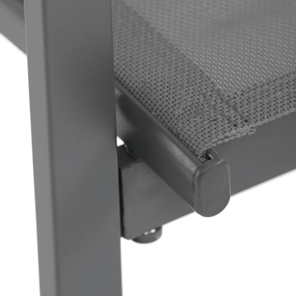 Záhradná zostava, sieťovina, šedá, AZS-S1212 GREY