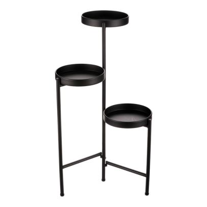 Stojan na kvety - 3 poschodový, kovový