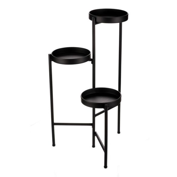 Stojan na kvety - 3 poschodový, kovový