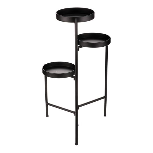 Stojan na kvety - 3 poschodový, kovový