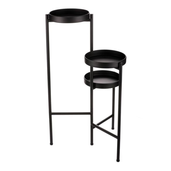 Stojan na kvety - 3 poschodový, kovový