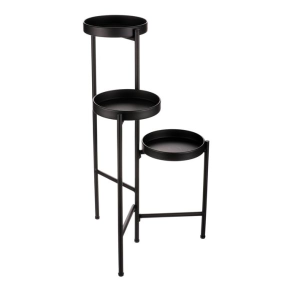 Stojan na kvety - 3 poschodový, kovový