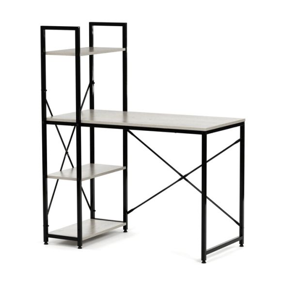 Pracovný stôl 100x48cm, mdf, bielený dub, GD-512 WT