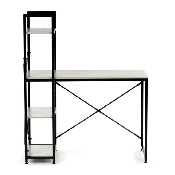 Pracovný stôl 100x48cm, mdf, bielený dub, GD-512 WT