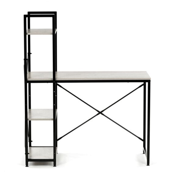 Pracovný stôl 100x48cm, mdf, bielený dub, GD-512 WT