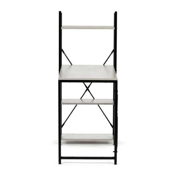 Pracovný stôl 100x48cm, mdf, bielený dub, GD-512 WT