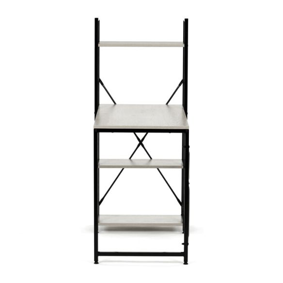 Pracovný stôl 100x48cm, mdf, bielený dub, GD-512 WT