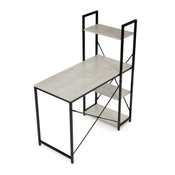 Pracovný stôl 100x48cm, mdf, bielený dub, GD-512 WT