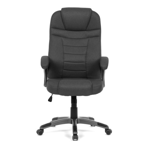 Kancelárske kreslo, hojdací mechanizmus, čierna látka, KA-C713 BK2