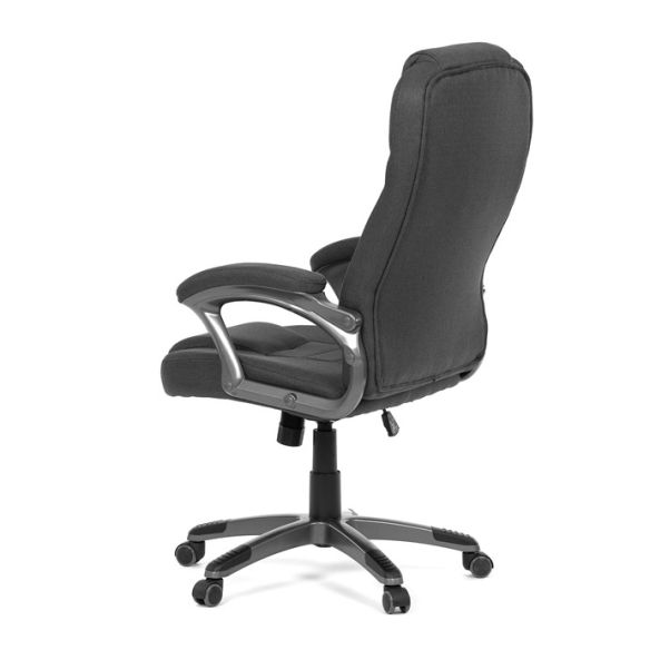 Kancelárske kreslo, hojdací mechanizmus, čierna látka, KA-C713 BK2