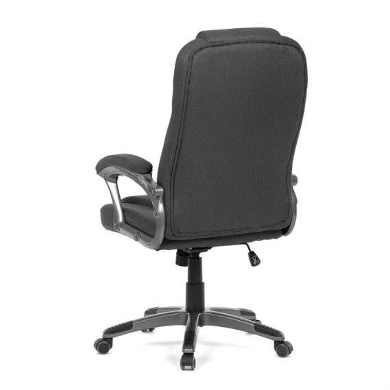 Kancelárske kreslo, hojdací mechanizmus, čierna látka, KA-C713 BK2