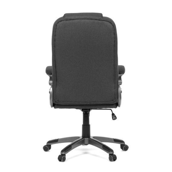 Kancelárske kreslo, hojdací mechanizmus, čierna látka, KA-C713 BK2